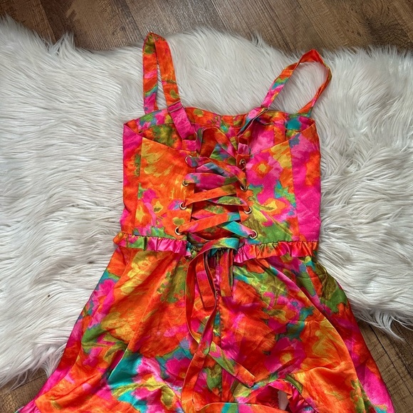 SHOW ME YOUR MUMU Lady Corset Dress In Miss Malibu - Picture 12 of 13